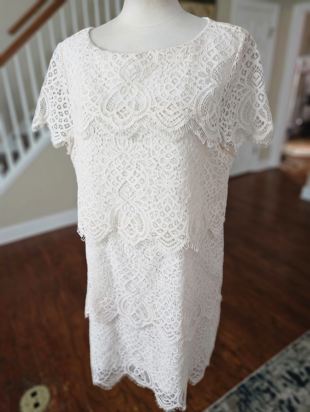 NWT! Sundance Lace Dress Petite Large